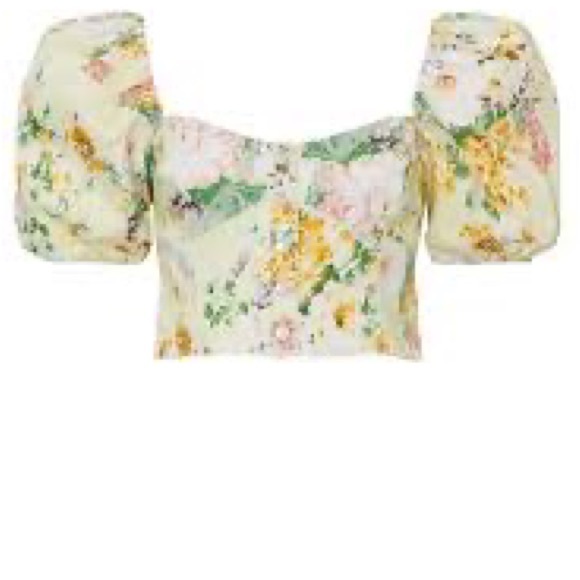 FOR THE LOVE AND LEMONS CHAMOMILE DENIM CROP TOP!👍❤️ - Picture 5 of 11